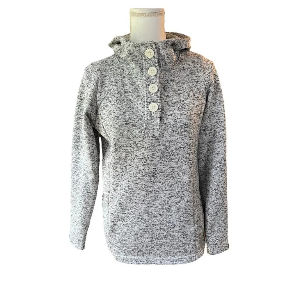 Columbia Darling Days Hooded Pullover Womens Size Small Heather‎ Grey